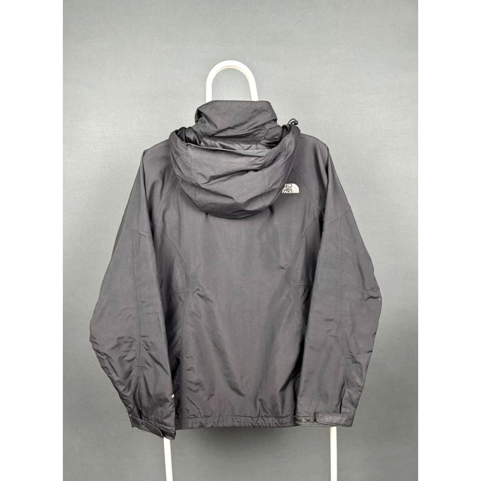 Lacoste The North Face Windbreaker Jacket Women's Regular Black Nylon Zip L Microfiber Pattern Solid 90s Vintage No Size L / US 10 / IT 46 - 2 Thumbnail