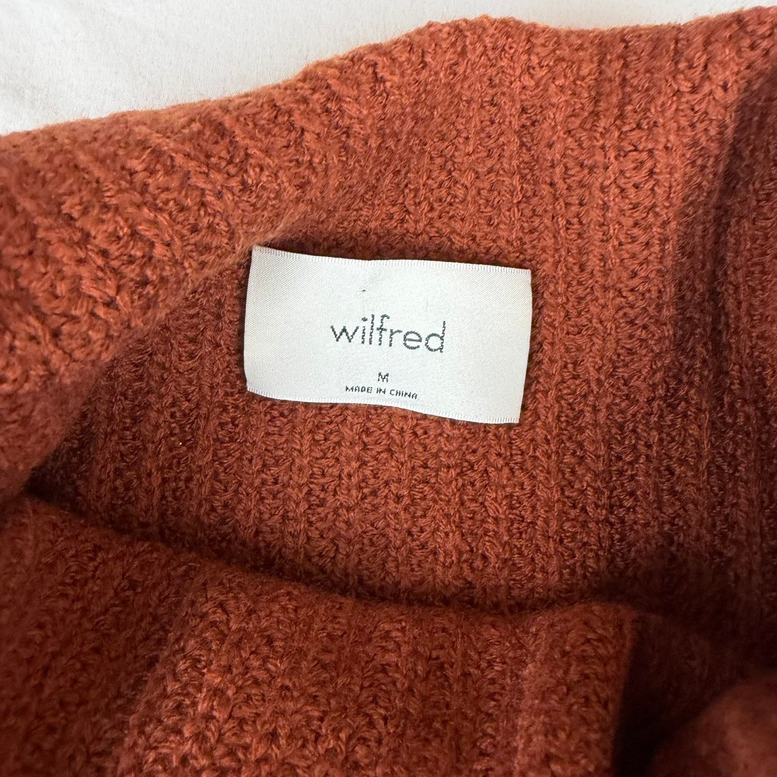 Other Wilfred Aritzia Rust Turtleneck Sweater Size M Size M / US 6-8 / IT 42-44 - 3 Thumbnail