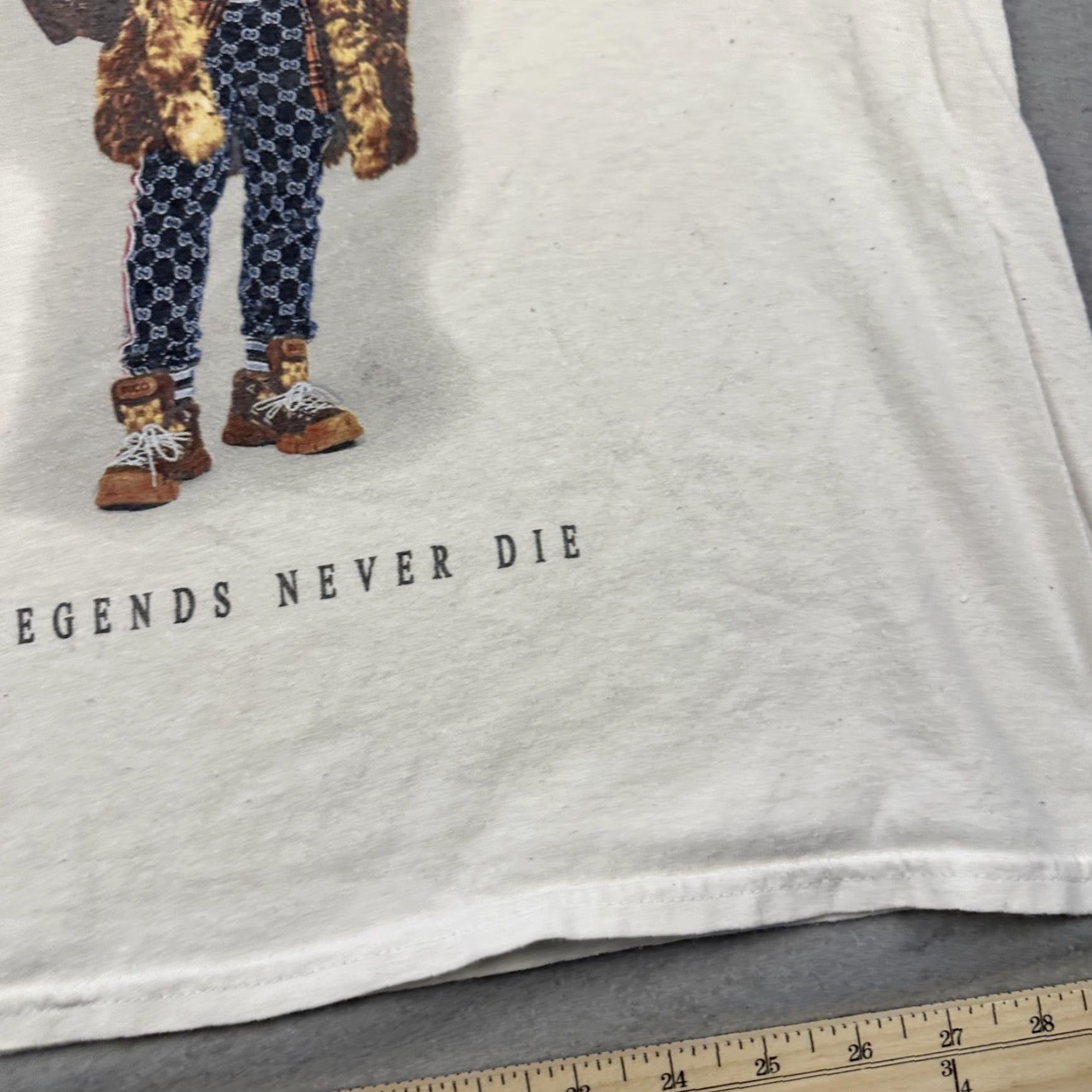 Vintage Juice WRLD Shirt Mens Small White Legends Never Die 999 Rap Graphic Tee Size US S / EU 44-46 / 1 - 7 Thumbnail