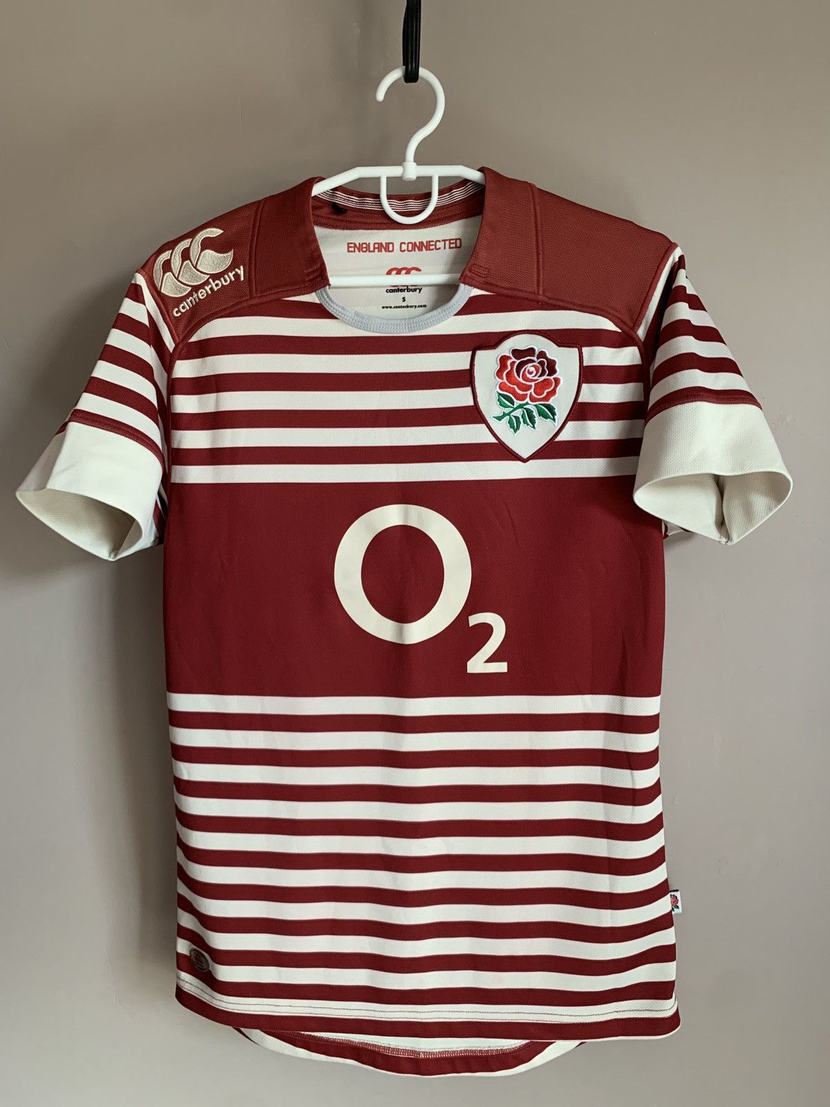 Canterbury of New Zealand England 2014 Away Rugby Union Shirt Canterbury Jersey Sz S Size US S / EU 44-46 / 1 - 1 Thumbnail