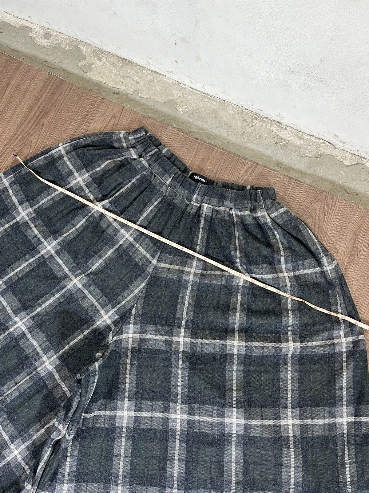 Ne-Net Ne-net Plaid Wide Hakama Shorts Size US 29 - 5 Thumbnail