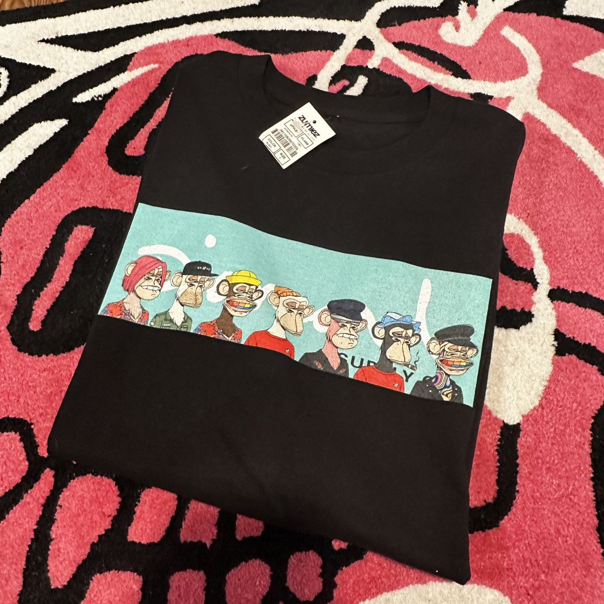 Diamond Supply Co. Diamond Supply Co. x Ape All Gang Black T-Shirt Size US L / EU 52-54 / 3 - 1 Thumbnail