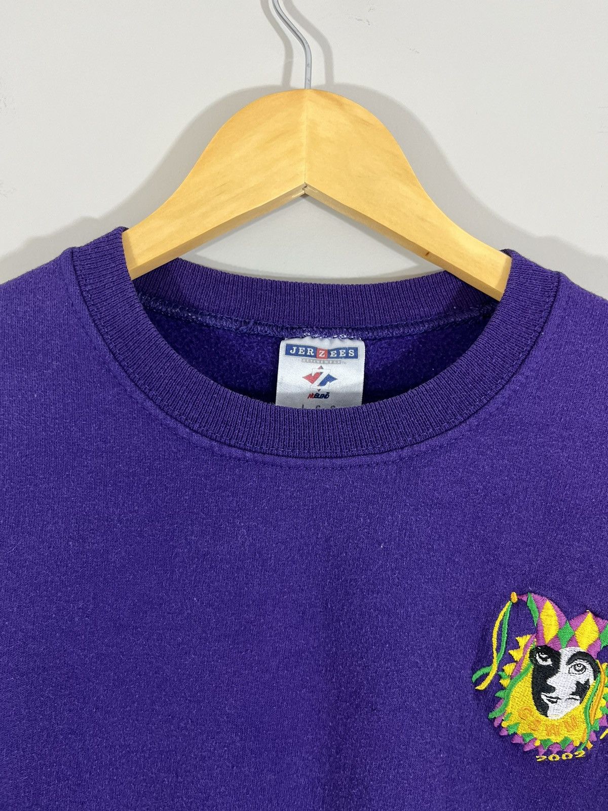 Vintage Blank Jester Faded Purple Y2K Vintage Crewneck Size US L / EU 52-54 / 3 - 3 Thumbnail