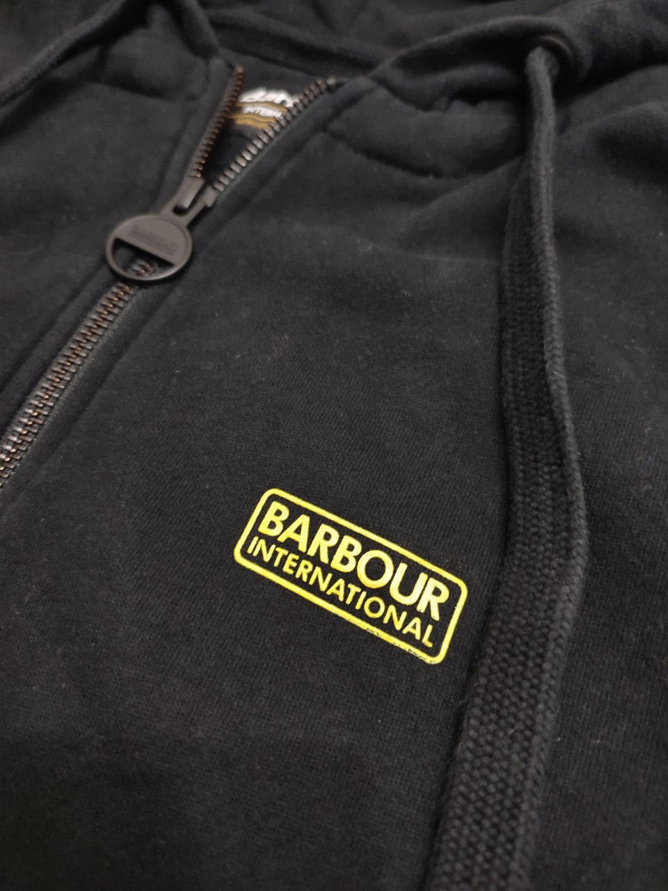 Barbour Barbour International Essential Full Zip Hoodie Black S size Size US S / EU 44-46 / 1 - 7 Thumbnail
