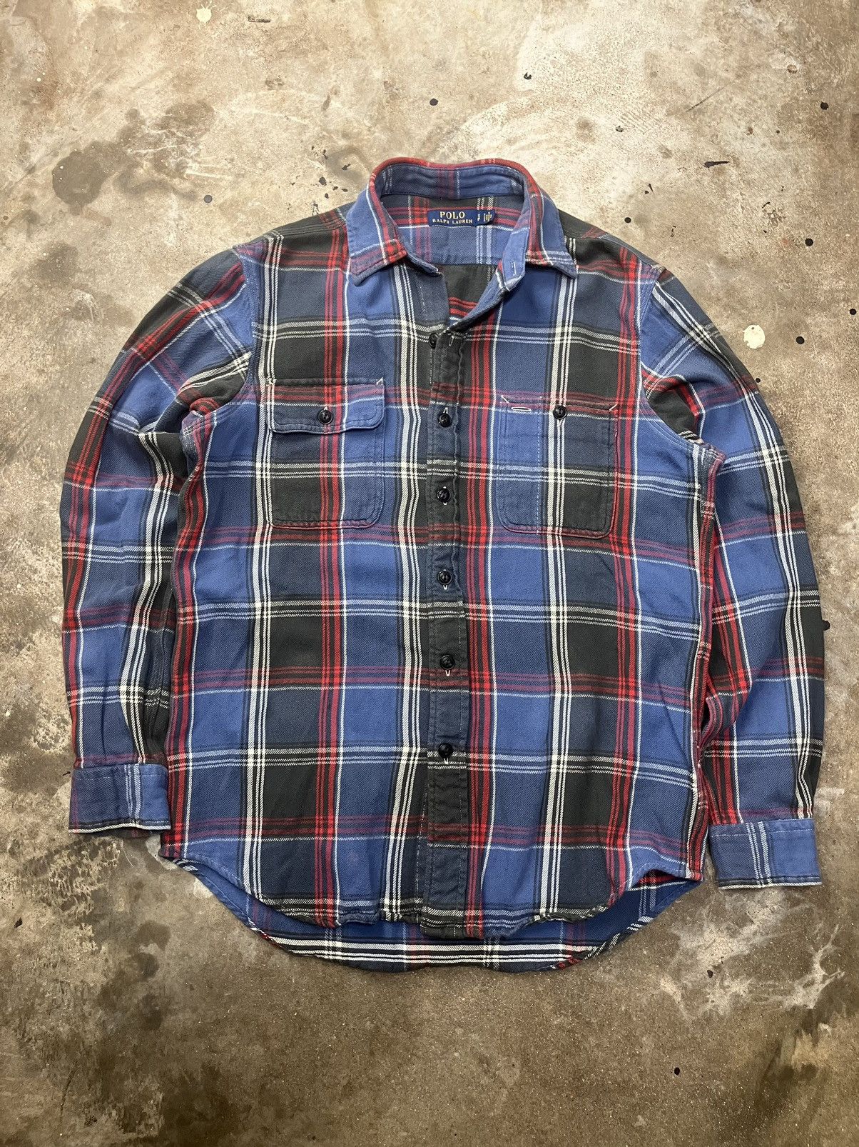 Polo Ralph Lauren × Vintage Polo Ralph Lauren Flannel Shirt Classic Look Size US S / EU 44-46 / 1 - 1 Thumbnail