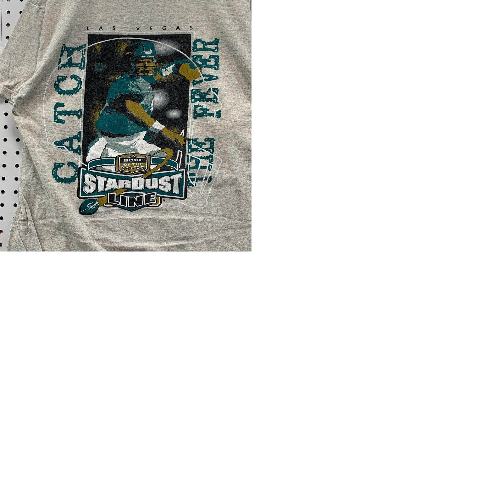 Tultex VINTAGE Stardust Sports Book Shirt Gray Catch The Fever Adult Large 21x27.5 Tultex Short Sleeve Crew Neck Cotton Blend 90s Sports Mens Size US L / EU 52-54 / 3 - 10 Thumbnail