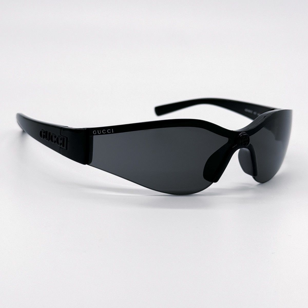 Gucci NEW GUCCI GG1651S 001 MASK HALF RIM BLACK WOMEN SUNGLASSES Size ONE SIZE - 6 Thumbnail