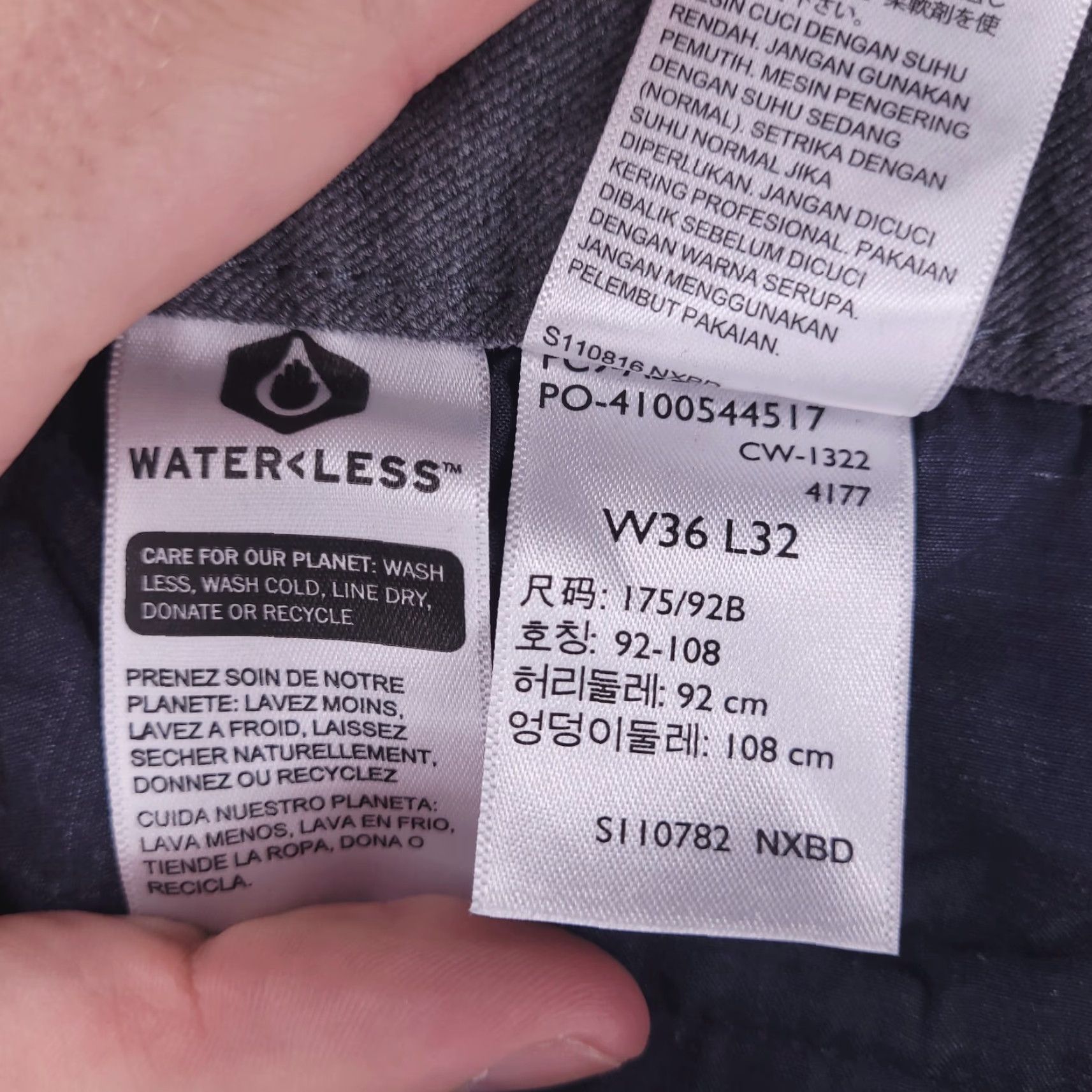 Dockers DOCKERS Pants Mens 36x30 Straight Cotton Black Casual Dress Pants Size US 36 / EU 52 - 4 Thumbnail