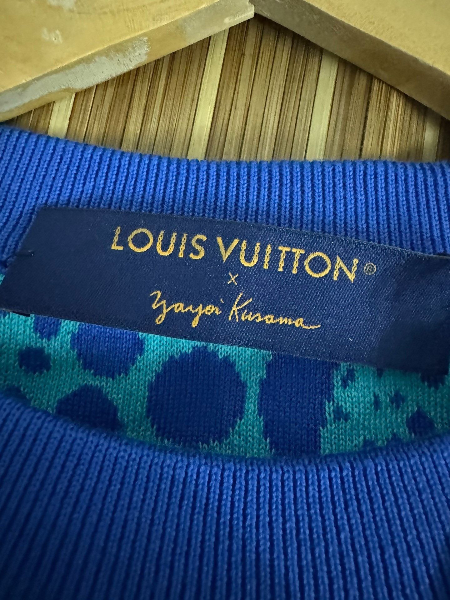 Louis Vuitton Louis Vuitton Yayoi Kusama polka-dot knitted short sleeve N Size US M / EU 48-50 / 2 - 3 Thumbnail