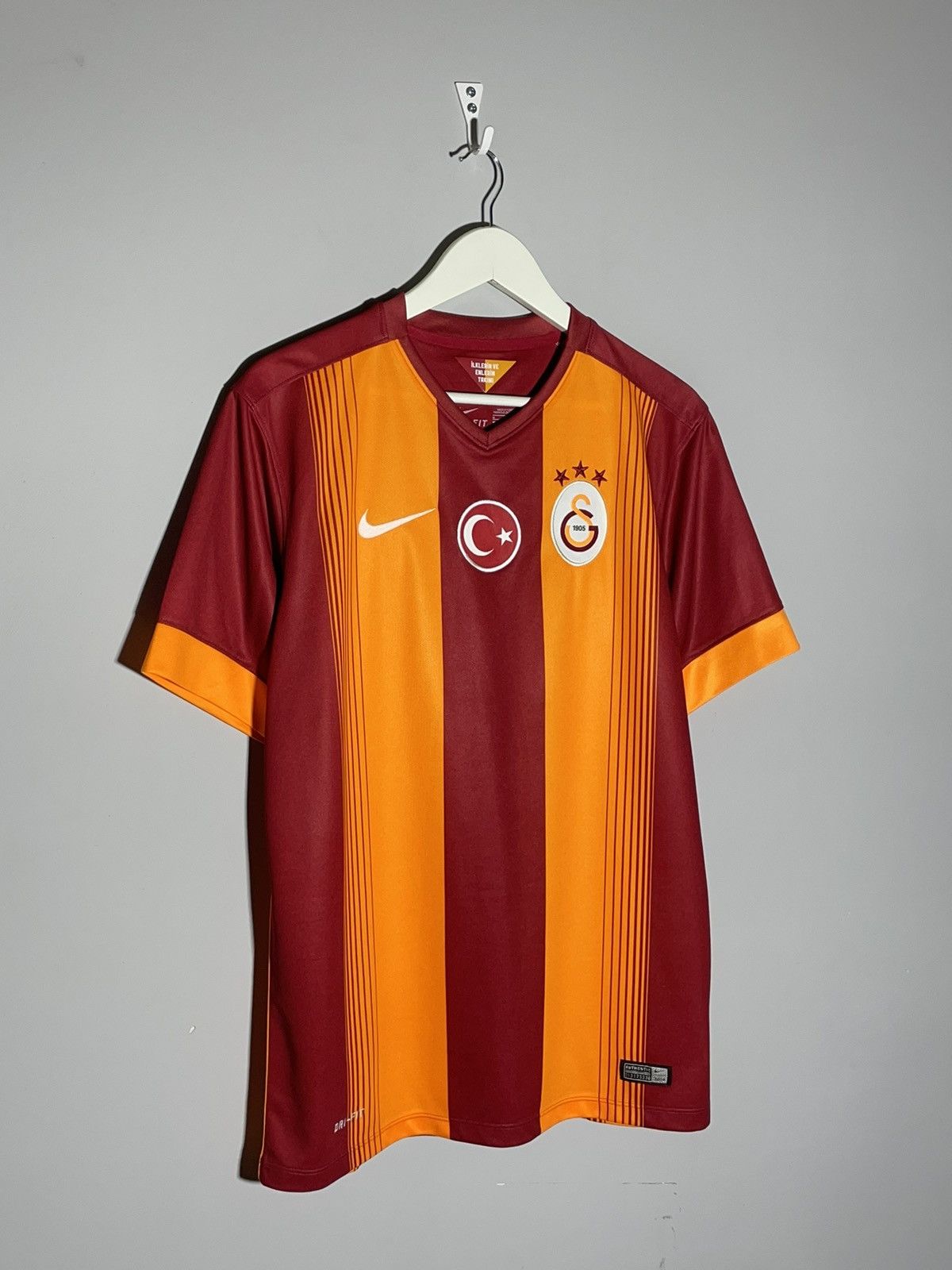 Nike Galatasaray Home 2014/15 Nike Y2k Streetwear Football Shirt Size US M / EU 48-50 / 2 - 2 Thumbnail