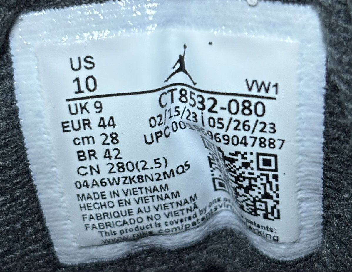 Jordan Brand Jordan 3 Retro Fear 2023 Size 10 Size US 10 / EU 43 - 6 Thumbnail