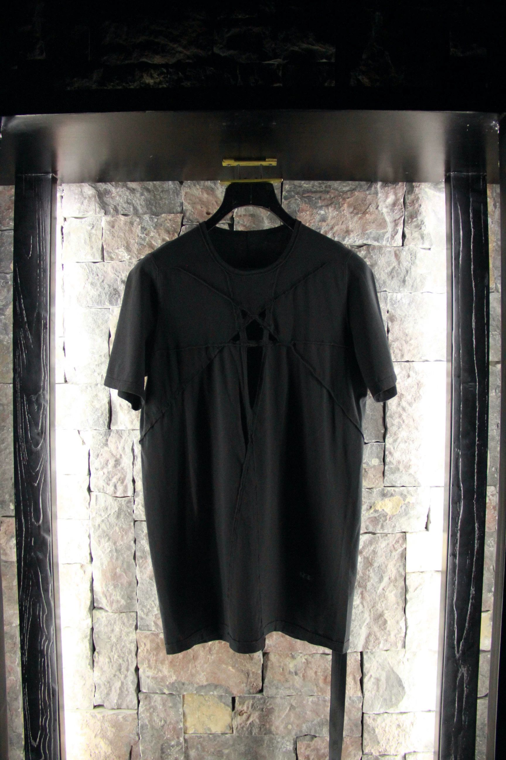 Rick Owens Rick Owens Black Short Sleeve Shirts Men s Size US S / EU 44-46 / 1 - 1 Thumbnail