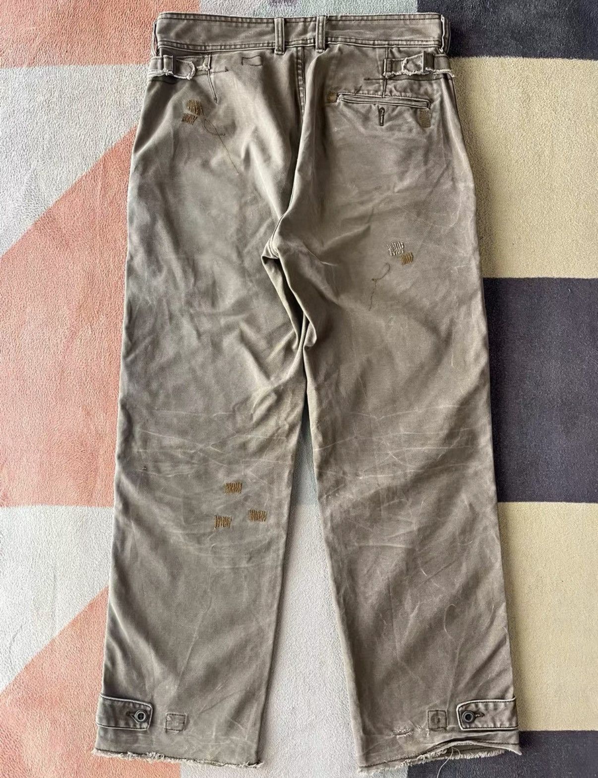 Polo Ralph Lauren Ralph Lauren Patchwork Canvas Cargo Pants - Polo RL K22 Size US 30 / EU 46 - 2 Thumbnail