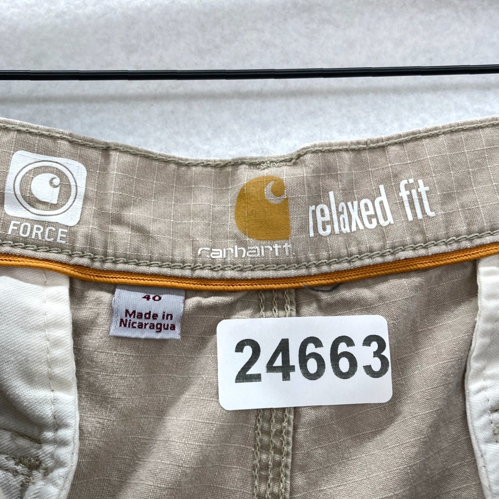 Carhartt Carhartt Force Cargo Shorts Mens 40 Relaxed Khaki Beige Ripstop Workwear 10" Size US 40 / EU 56 - 5 Thumbnail