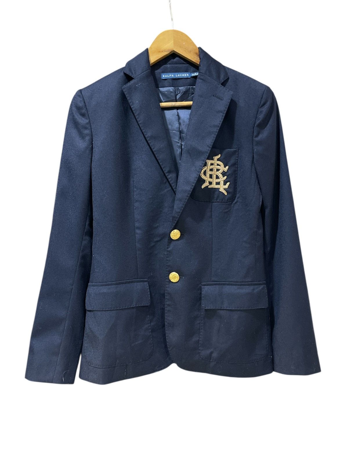 Ralph Lauren Ralph Lauren Gold Logo Blazzer Jacket Size S / US 4 / IT 40 - 5 Thumbnail