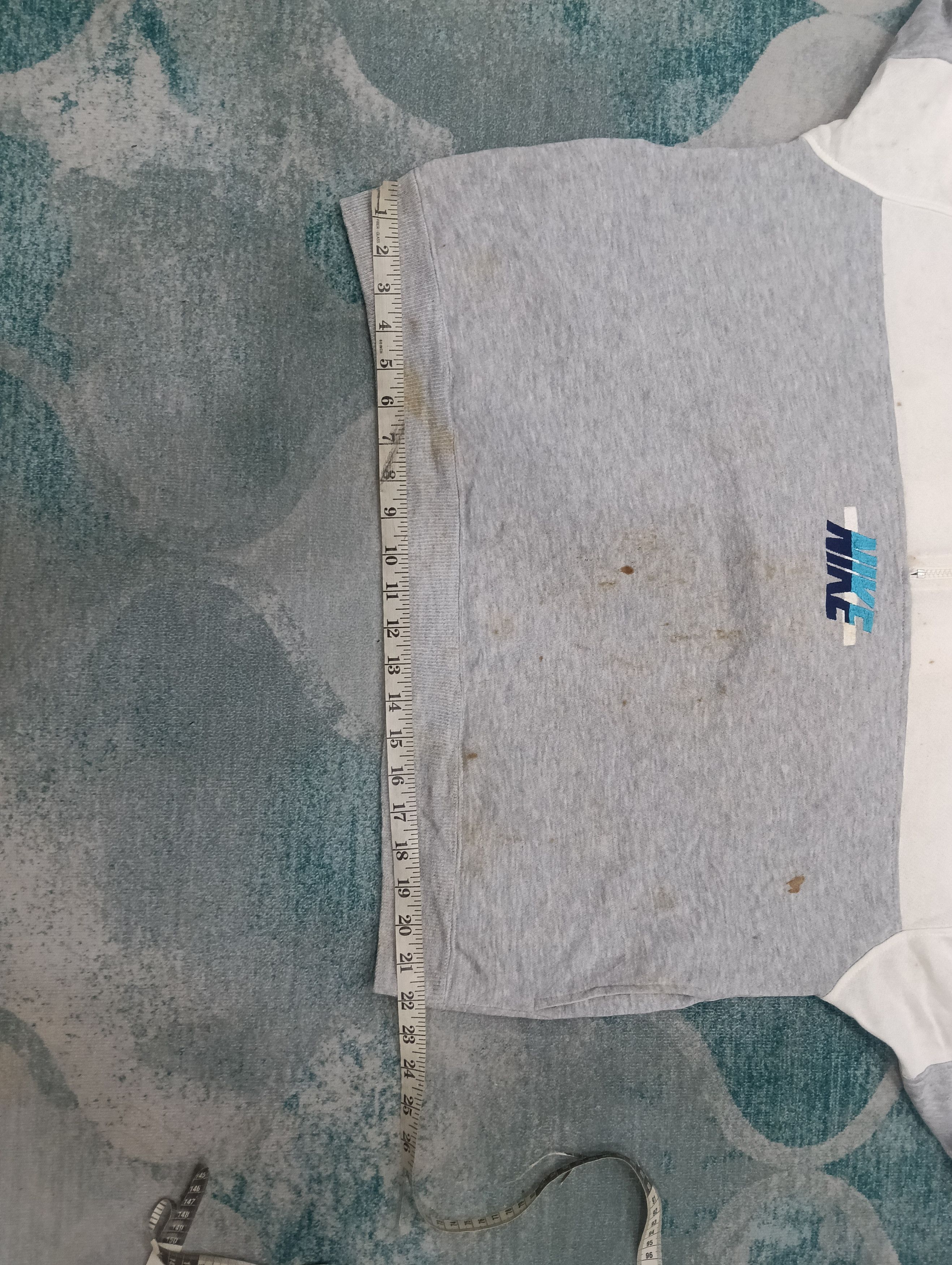 Nike × Vintage Vintage Nike Half Zipper 3 Tones Size US XL / EU 56 / 4 - 18 Thumbnail