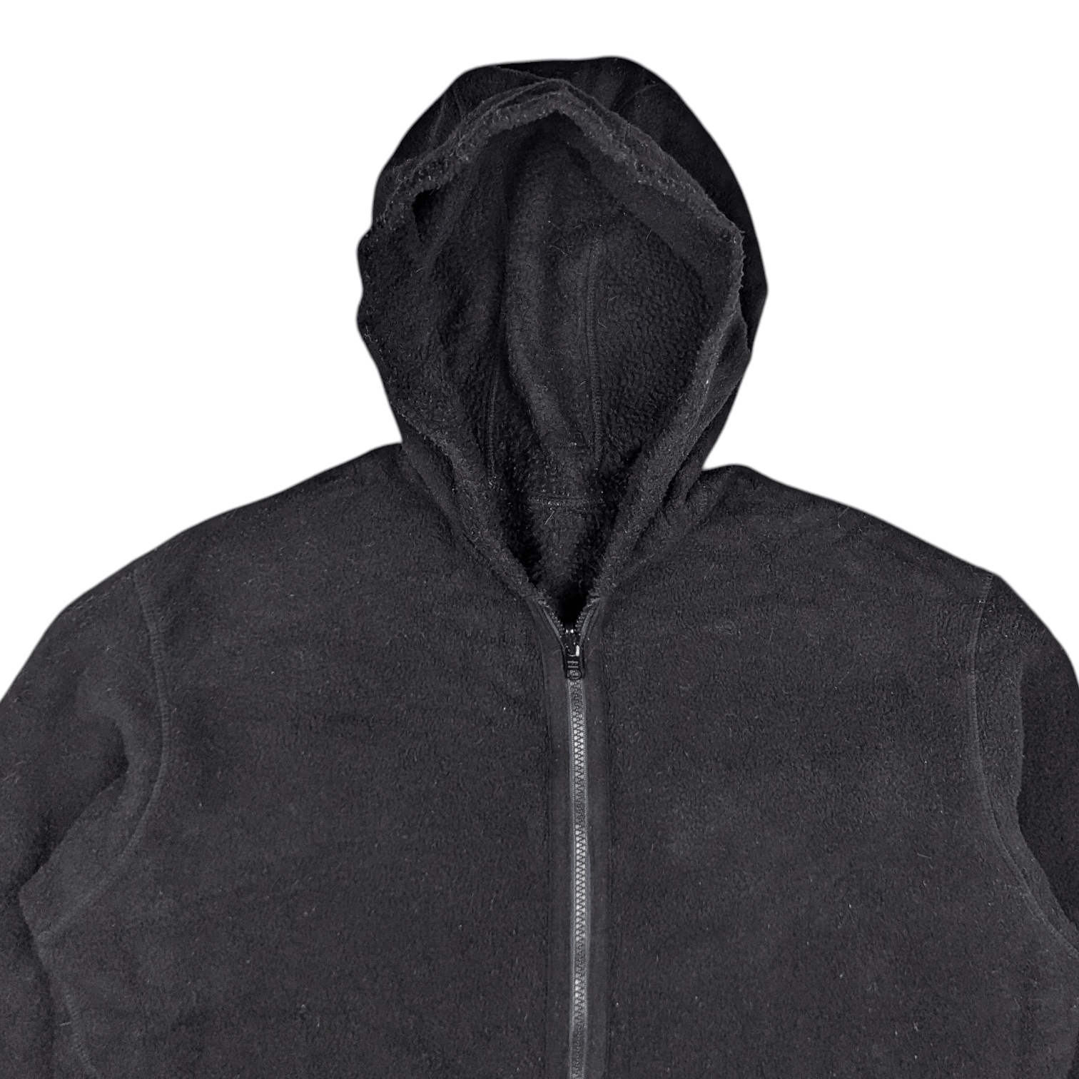 Uniqlo Vintage 90's UNIQLO Zipper Up Reversible Fleece Hoodie Size US L / EU 52-54 / 3 - 11 Thumbnail