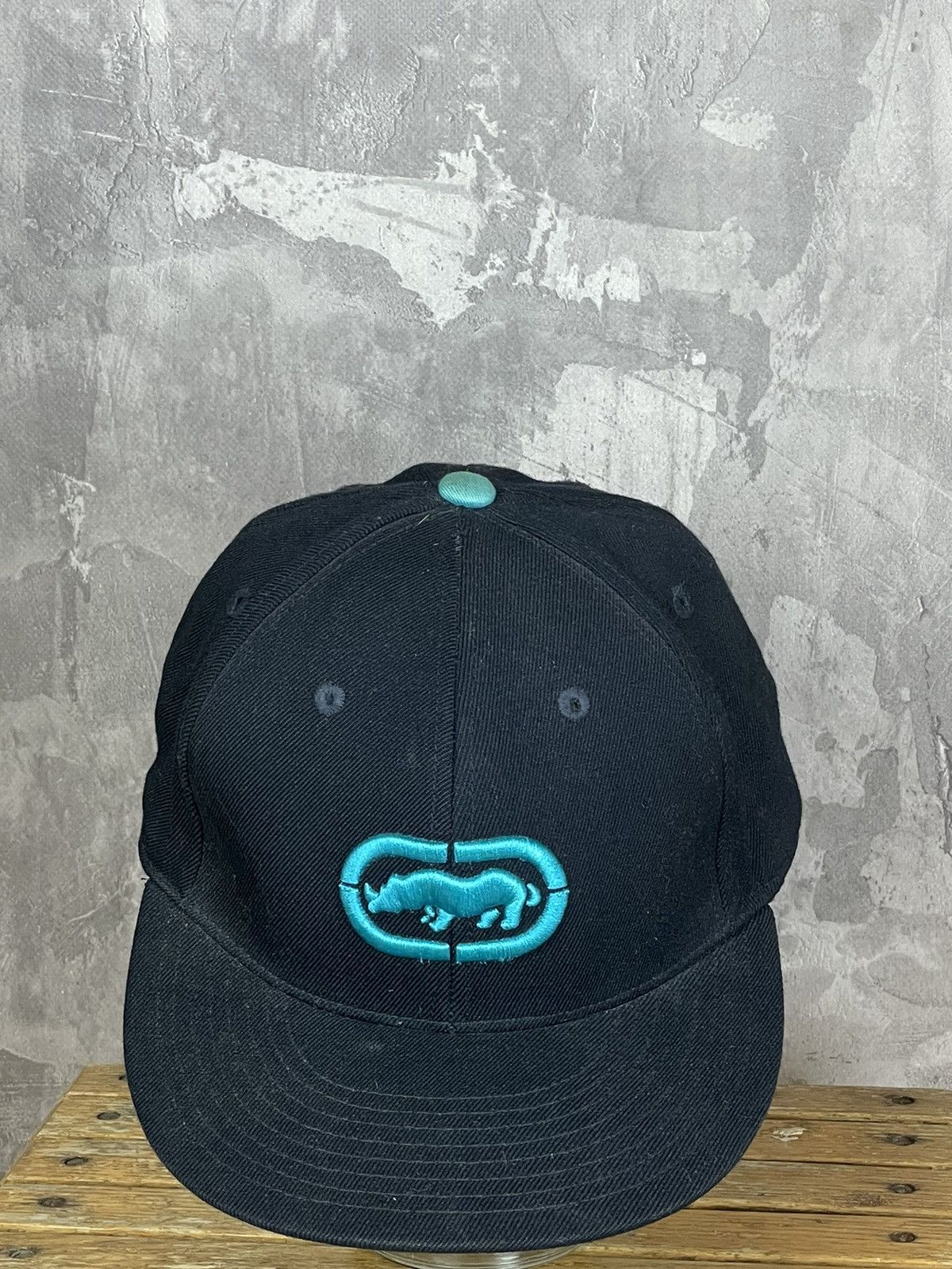 Ecko Unltd. × Japanese Brand Ecko UnItd Vintage Navy Skategang sk8 Snap Back Cap Size ONE SIZE - 5 Thumbnail