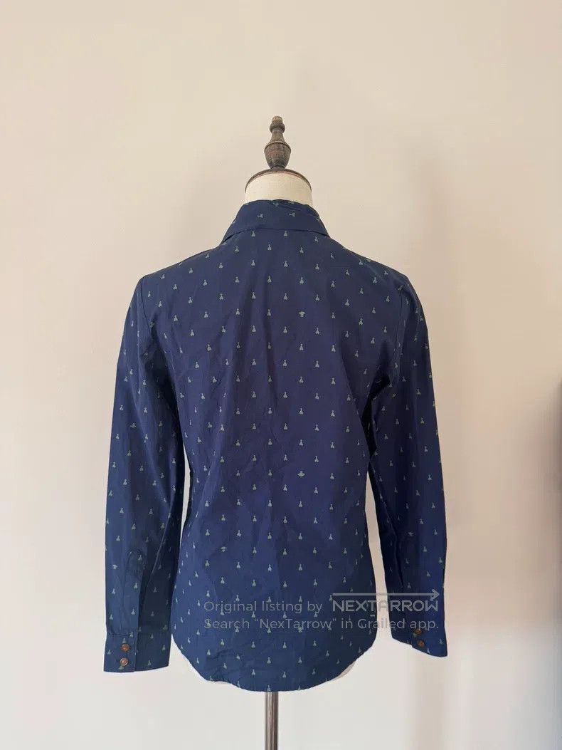 Vivienne Westwood Vivienne Westwood Blue, navy, or dark blue shirt with a bo Size M / US 6-8 / IT 42-44 - 4 Thumbnail