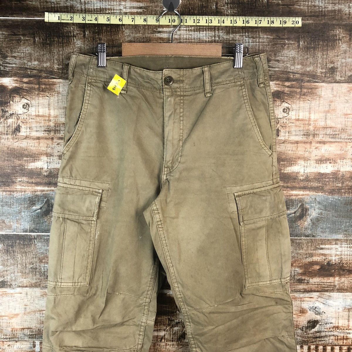 DLL Uniqlo utility Brown Cargo Multipocket Pants #C218