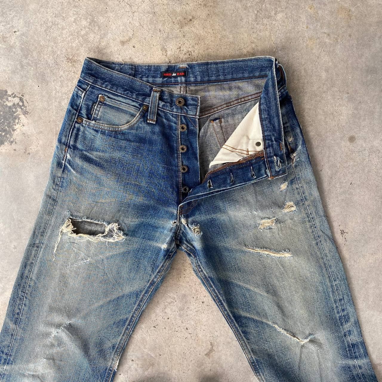 Paul Smith Red Ear BEAUTY DISTRESSED DENIM BY VINTAGE RED EAR X PAULSMITH Size US 29 - 12 Thumbnail