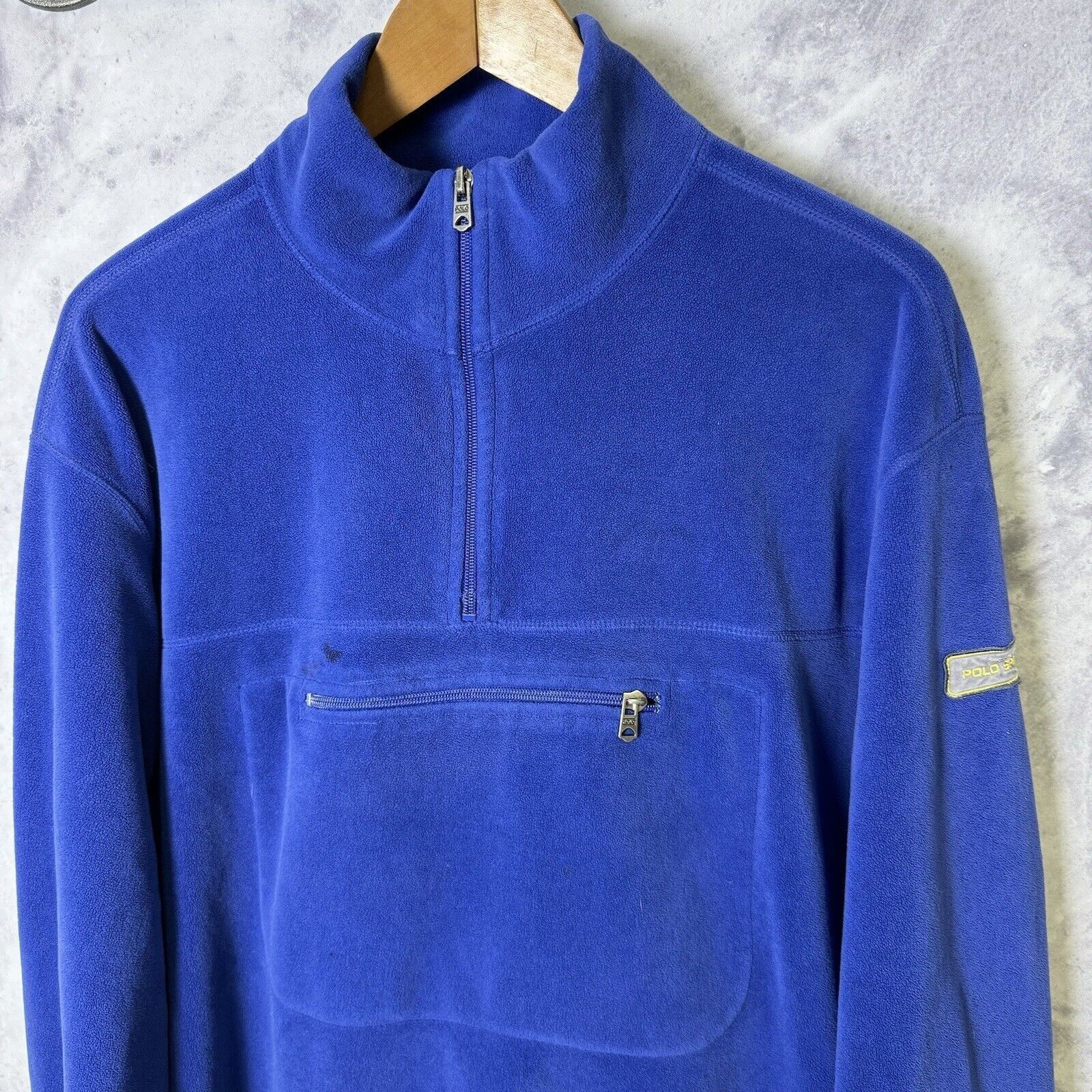 Polo Ralph Lauren Polo Sport Ralph Lauren Fleece Sweatshirt Mens XL Blue 1/2 Z Size US XL / EU 56 / 4 - 3 Thumbnail