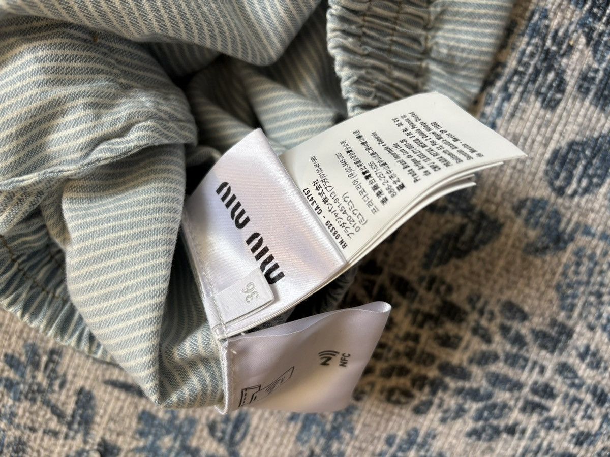 Miu Miu Miu Miu Chambray Jacket Size US M / EU 48-50 / 2 - 3 Thumbnail