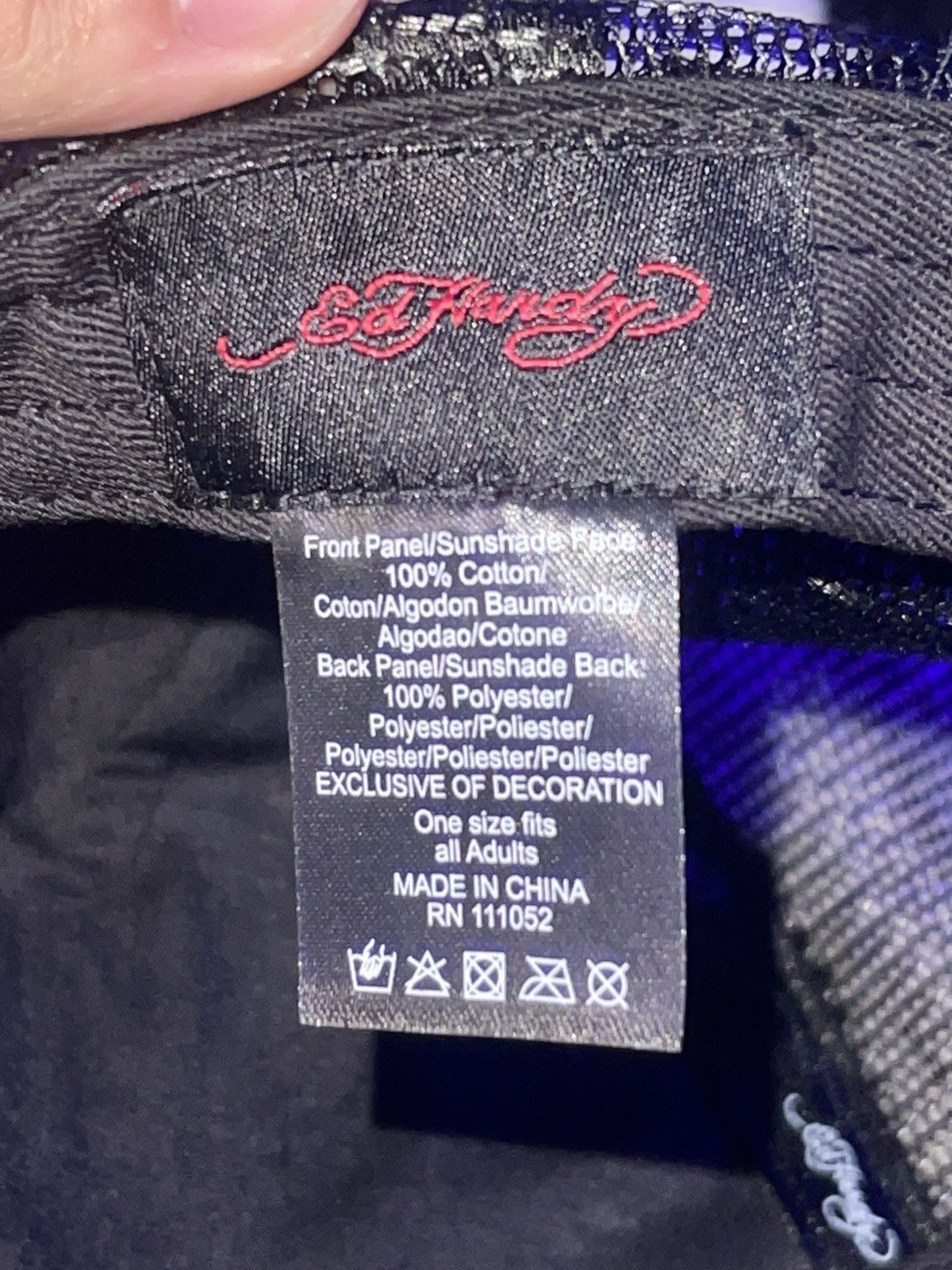 Ed Hardy × Vintage Ed Hardy Tiger Trucker Hat Size ONE SIZE - 5 Thumbnail