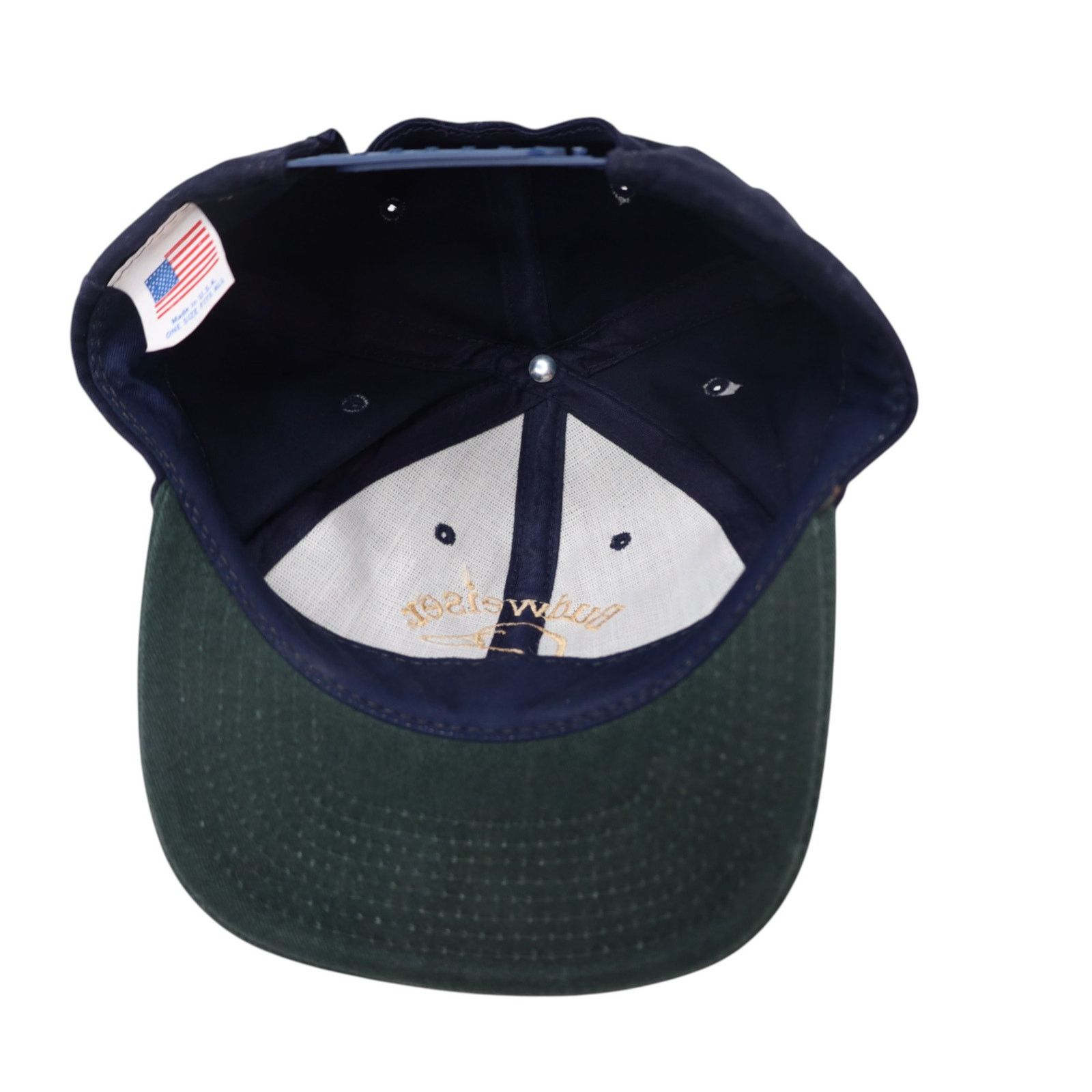 Budweiser × Vintage Vintage Budweiser x Ducks Unlimited Spellout Snapback Hat Size ONE SIZE - 5 Thumbnail