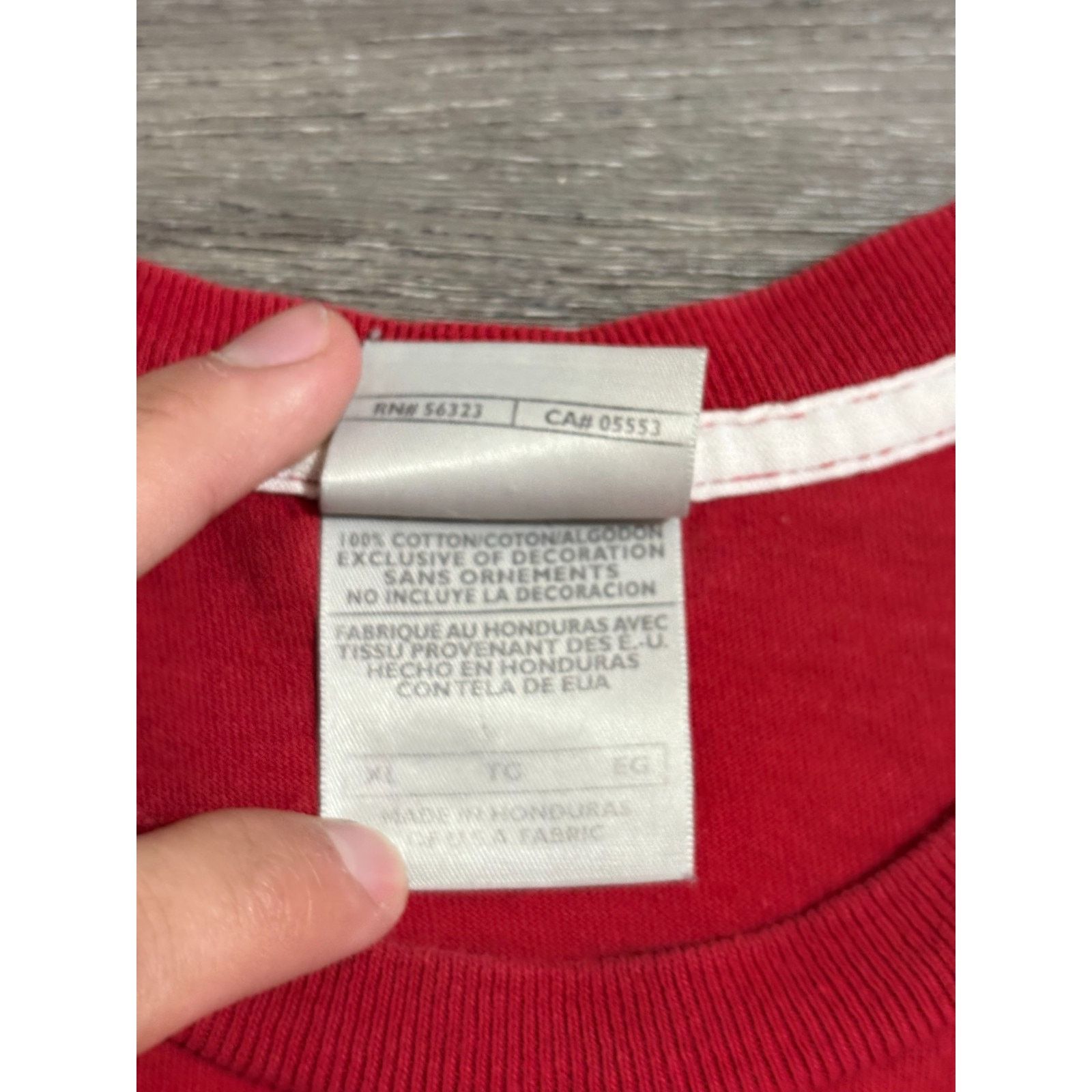 Nike Vintage Nike Swoosh Logo Silver Tag Red Shirt Y2K - Men’s XL Size US XL / EU 56 / 4 - 7 Thumbnail