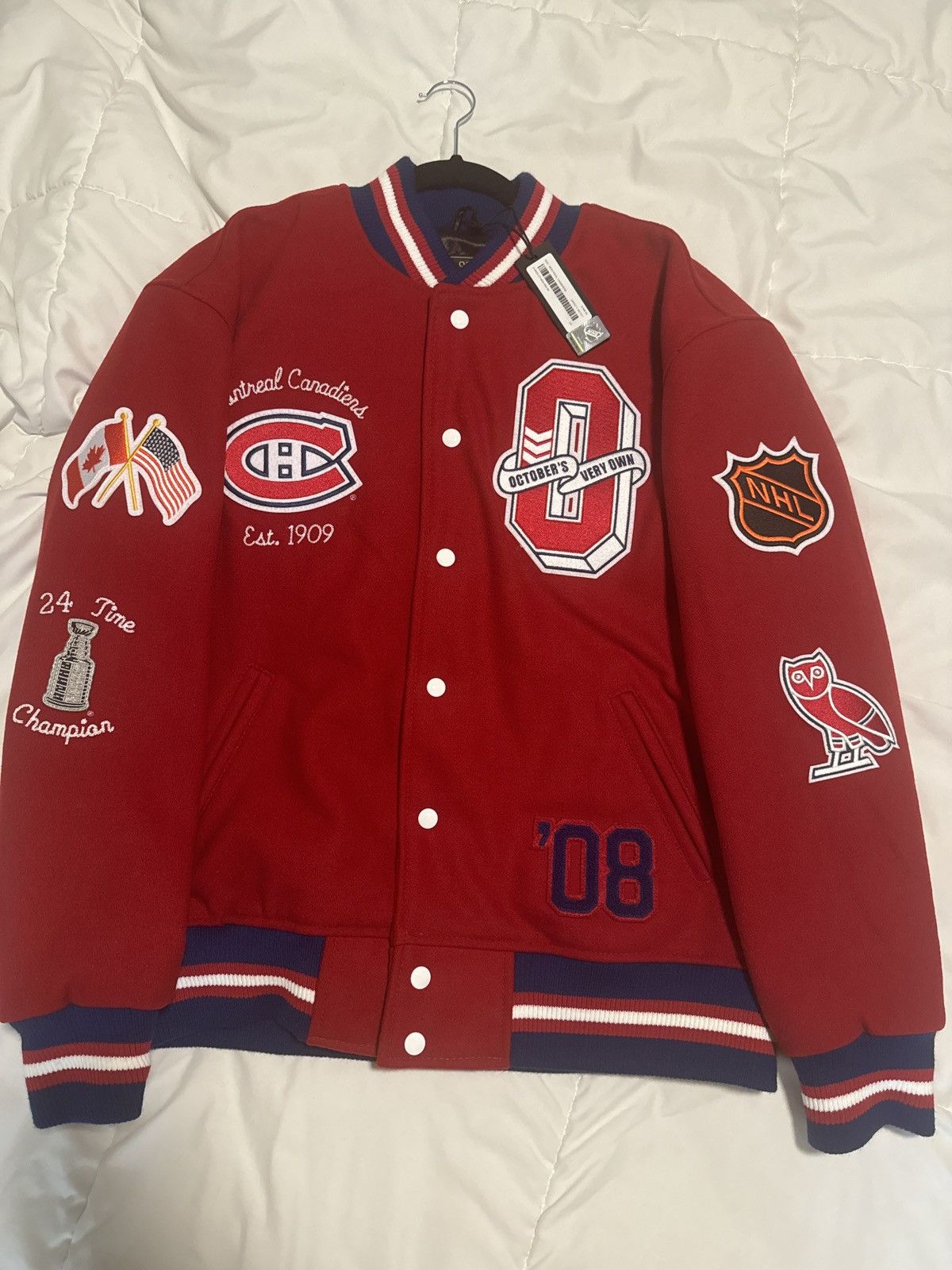 OVO Montreal Canadiens Varsity Jacket