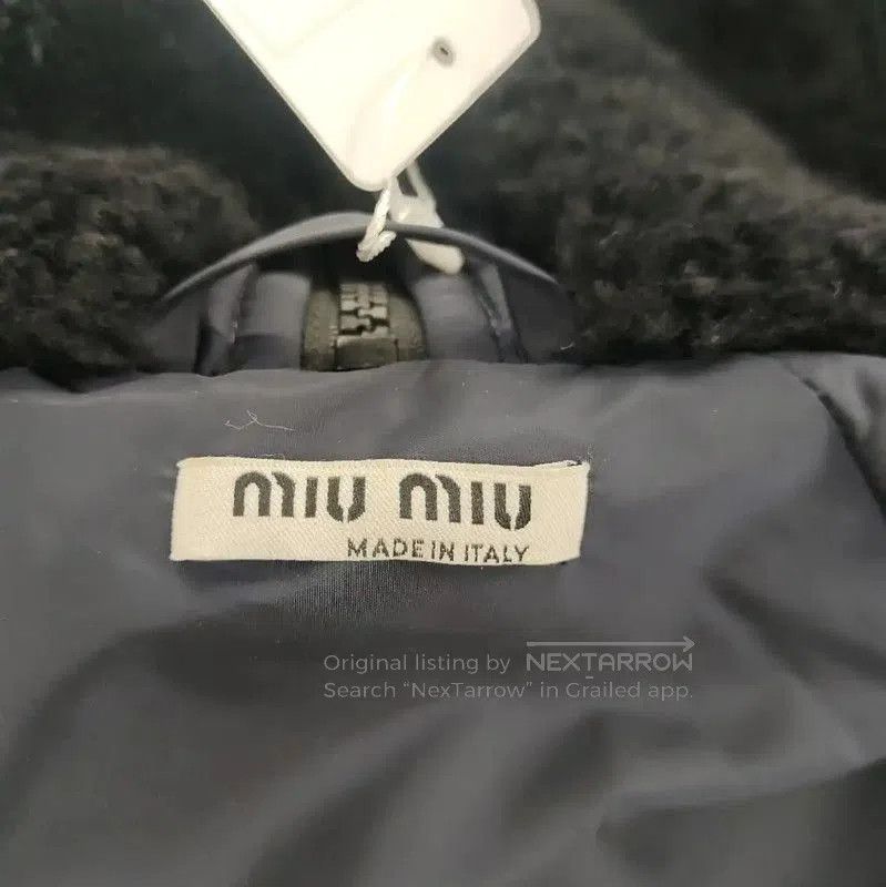 Miu Miu Miu Miu Black Nylon Women's Cotton Jacket . Size M / US 6-8 / IT 42-44 - 3 Thumbnail