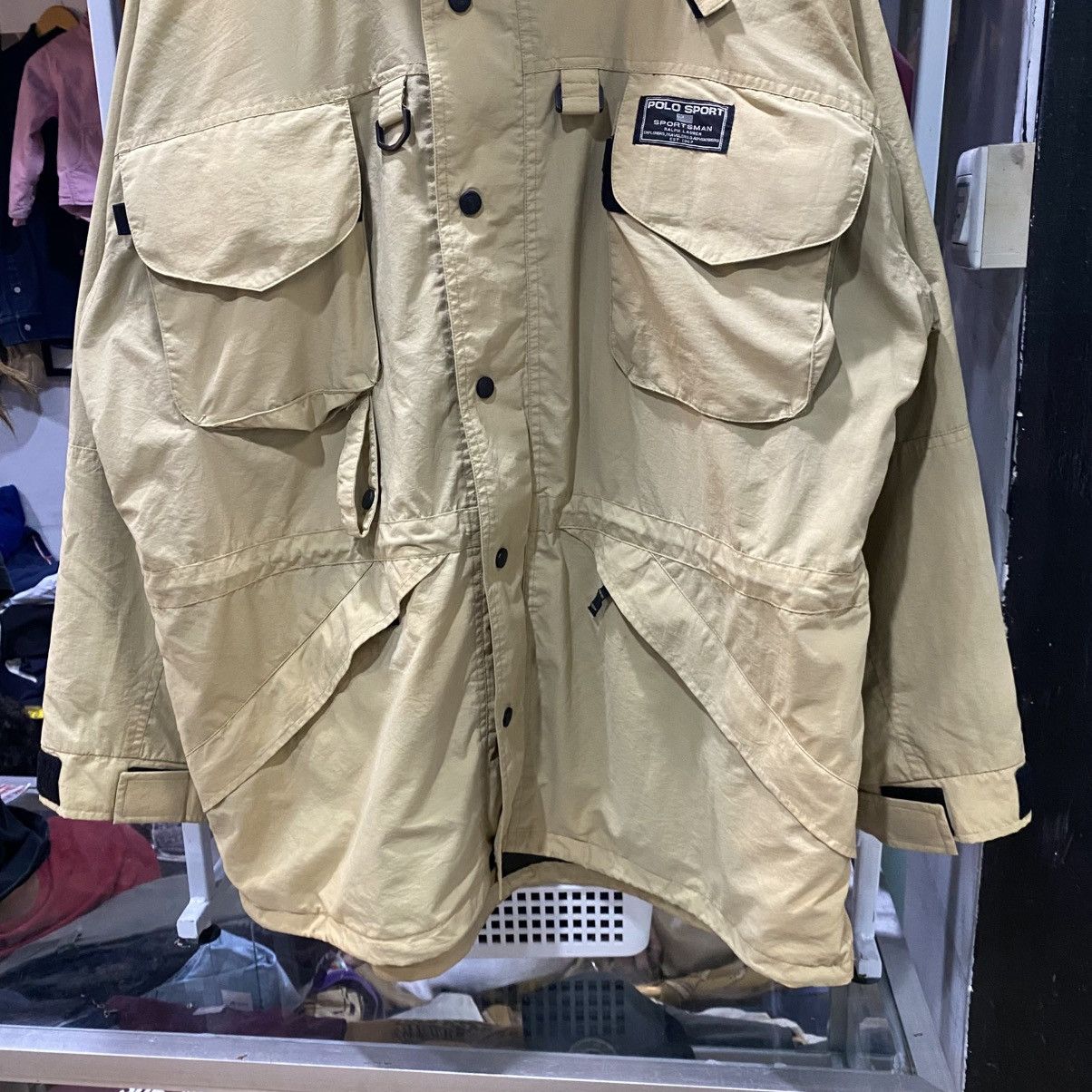 Polo Ralph Lauren × Vintage Vintage Polo Ralph Lauren Sportsman Tactical Jacket Large Size US XXL / EU 58 / 5 - 5 Thumbnail