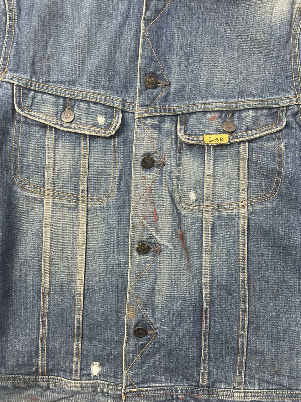 Lee × Vintage Vinatge Lee Denim Jacket Size US M / EU 48-50 / 2 - 2 Thumbnail