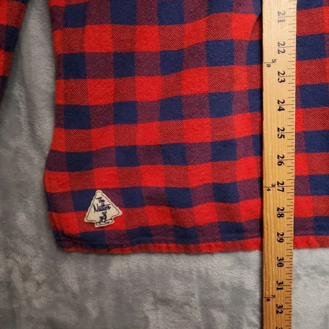 Chubbies Nutter by Chubbies Flannel Shirt Men XL Buffalo Plaid Red Blue Pullover Made USA Shirt Size US XL / EU 56 / 4 - 7 Thumbnail