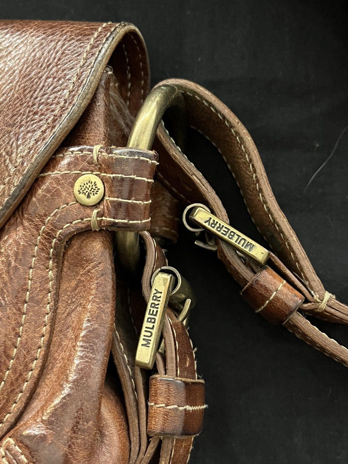 Mulberry Vintage Mulburry leather bag Size ONE SIZE - 7 Thumbnail