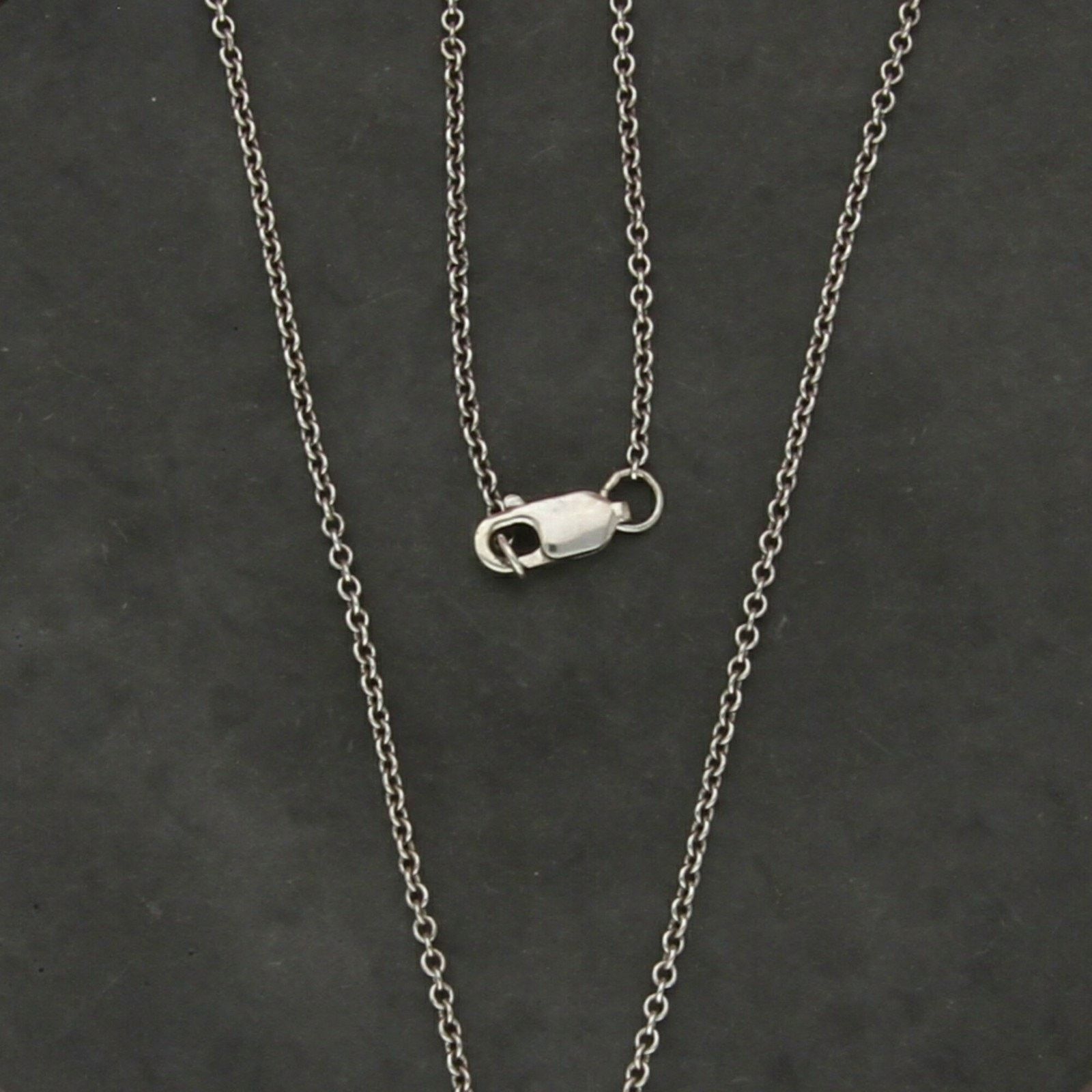 Sterling Silver sterling silver 1mm cable chain necklace size 18in Size ONE SIZE - 3 Thumbnail