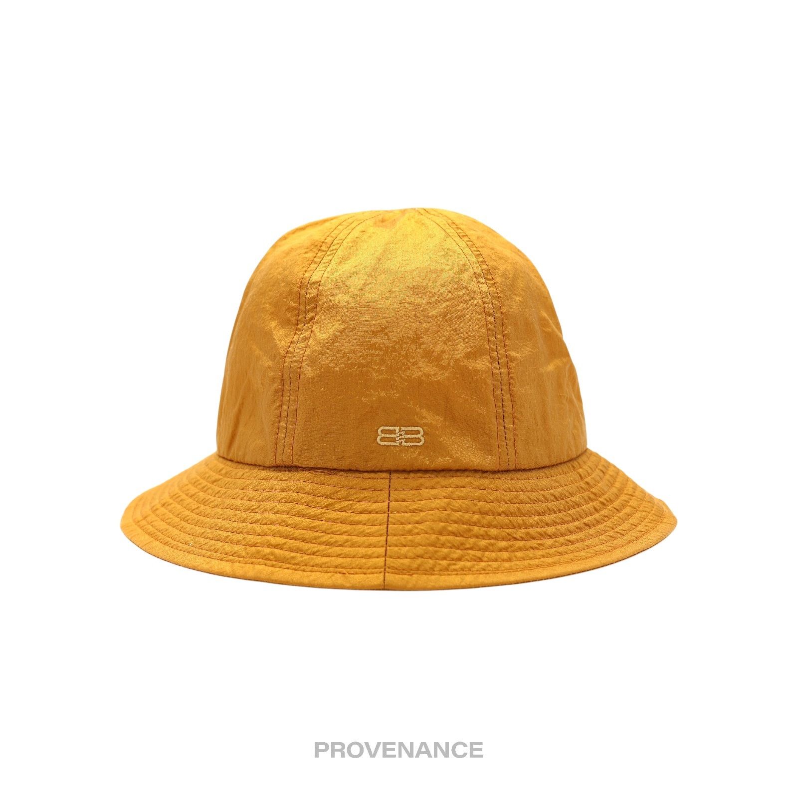 Balenciaga ? Balenciaga Embroidered Logo Bucket Hat - Peach  display picture 3