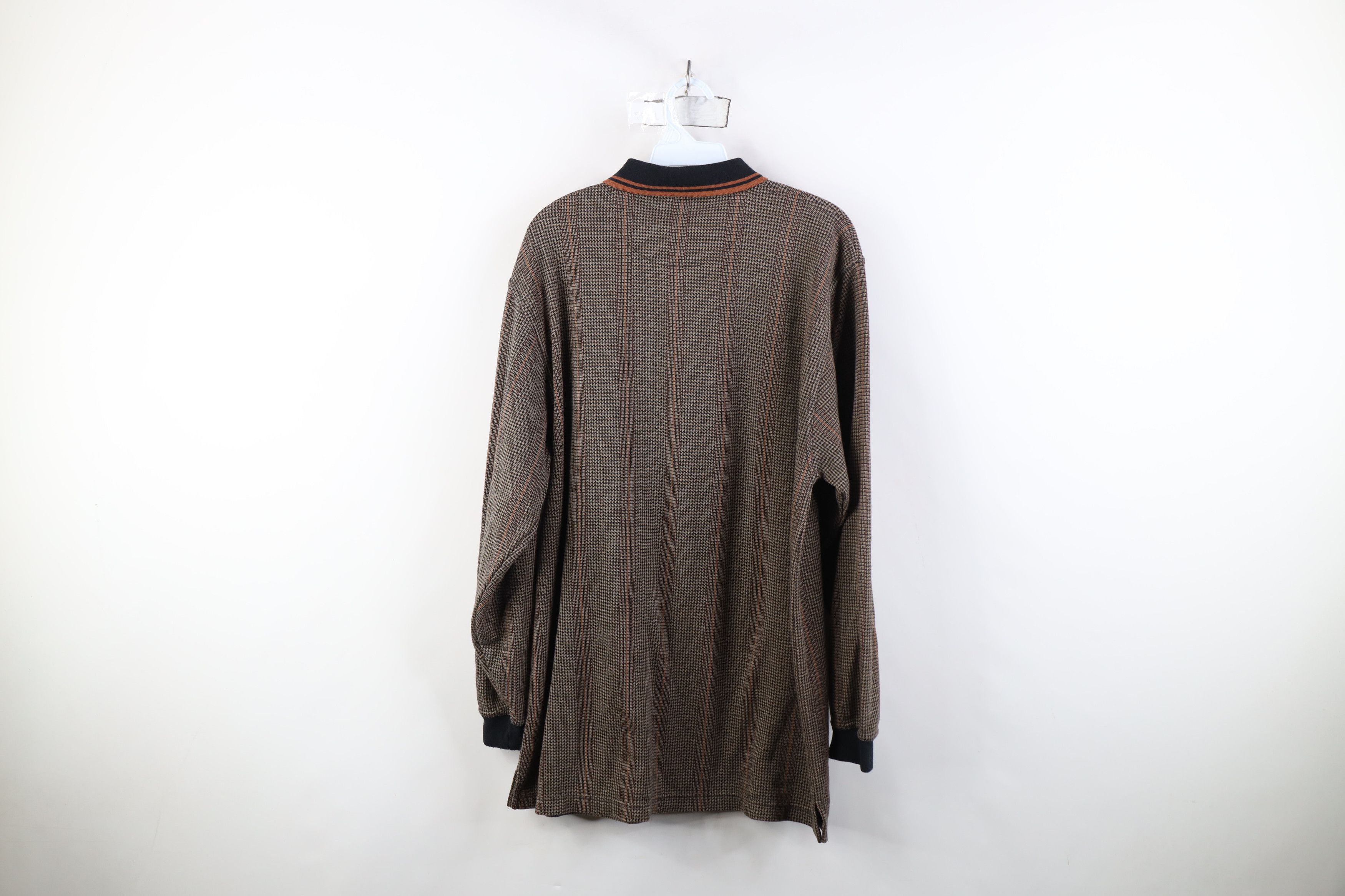 Vintage Vintage 90s Streetwear Knit Long Sleeve Rugby Polo Shirt Size US M / EU 48-50 / 2 - 10 Thumbnail