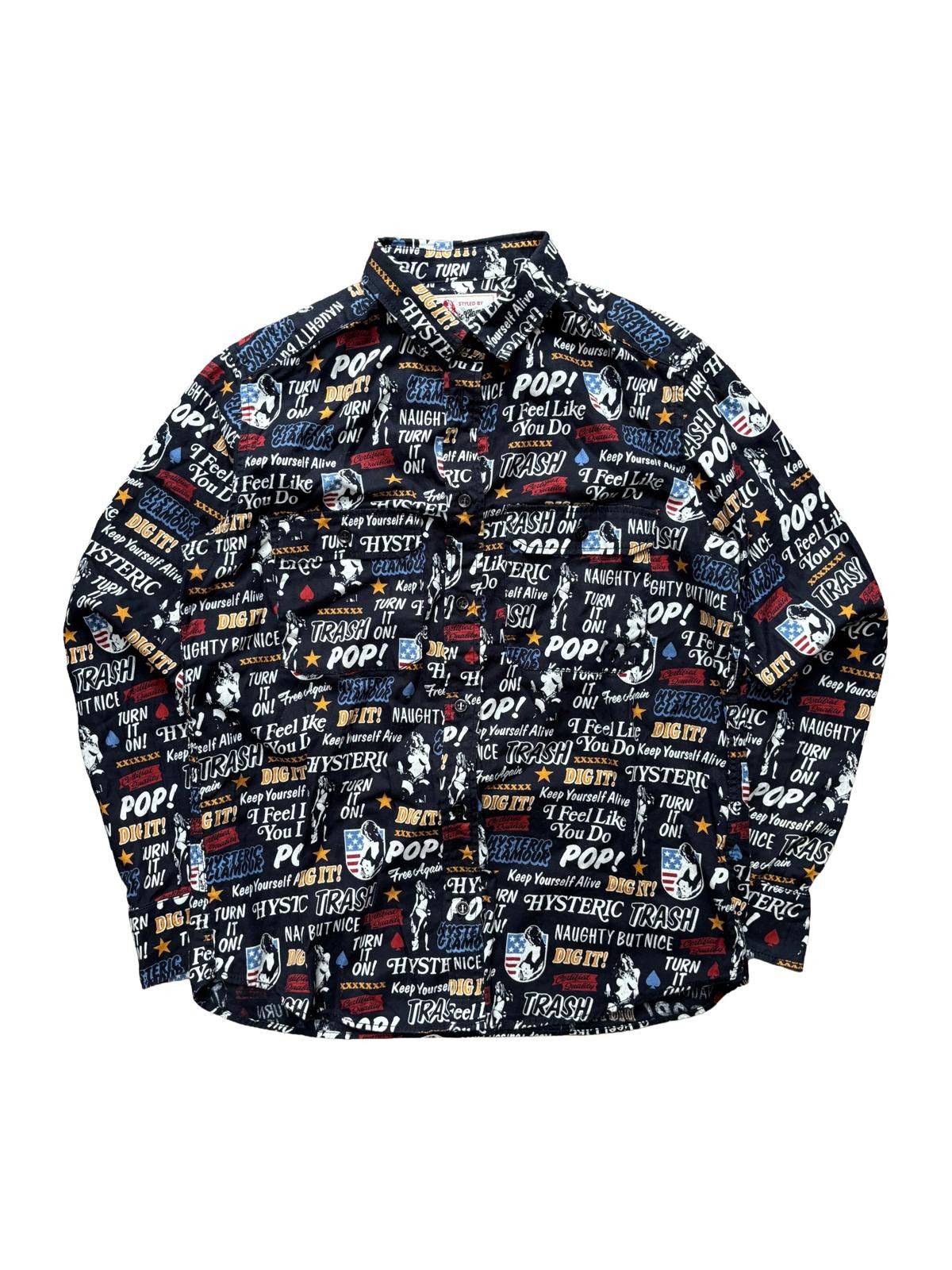 Hysteric Glamour Hysteric Glamour Graphic Shirt Small Size US S / EU 44-46 / 1 - 1 Thumbnail