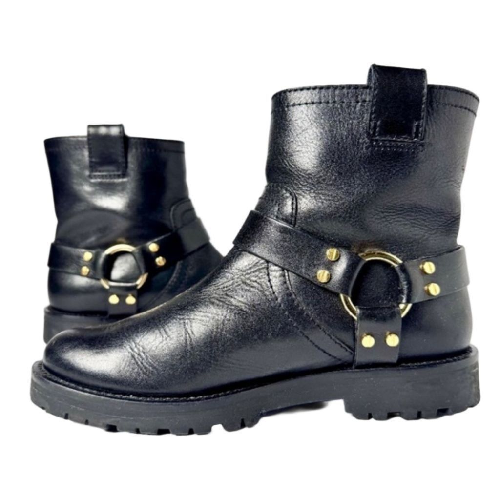 Tory Burch Tory Burch Ronnie Moto Boots Size 8.5M Size US 8.5 / IT 38.5 - 1 Thumbnail
