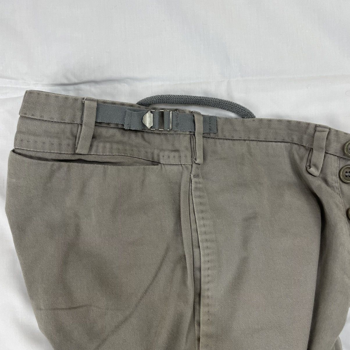 Helmut Lang 2004 Helmut Lang Double Fly Hand Stitch Tailor Pants Vintage Size US 32 / EU 48 - 5 Thumbnail