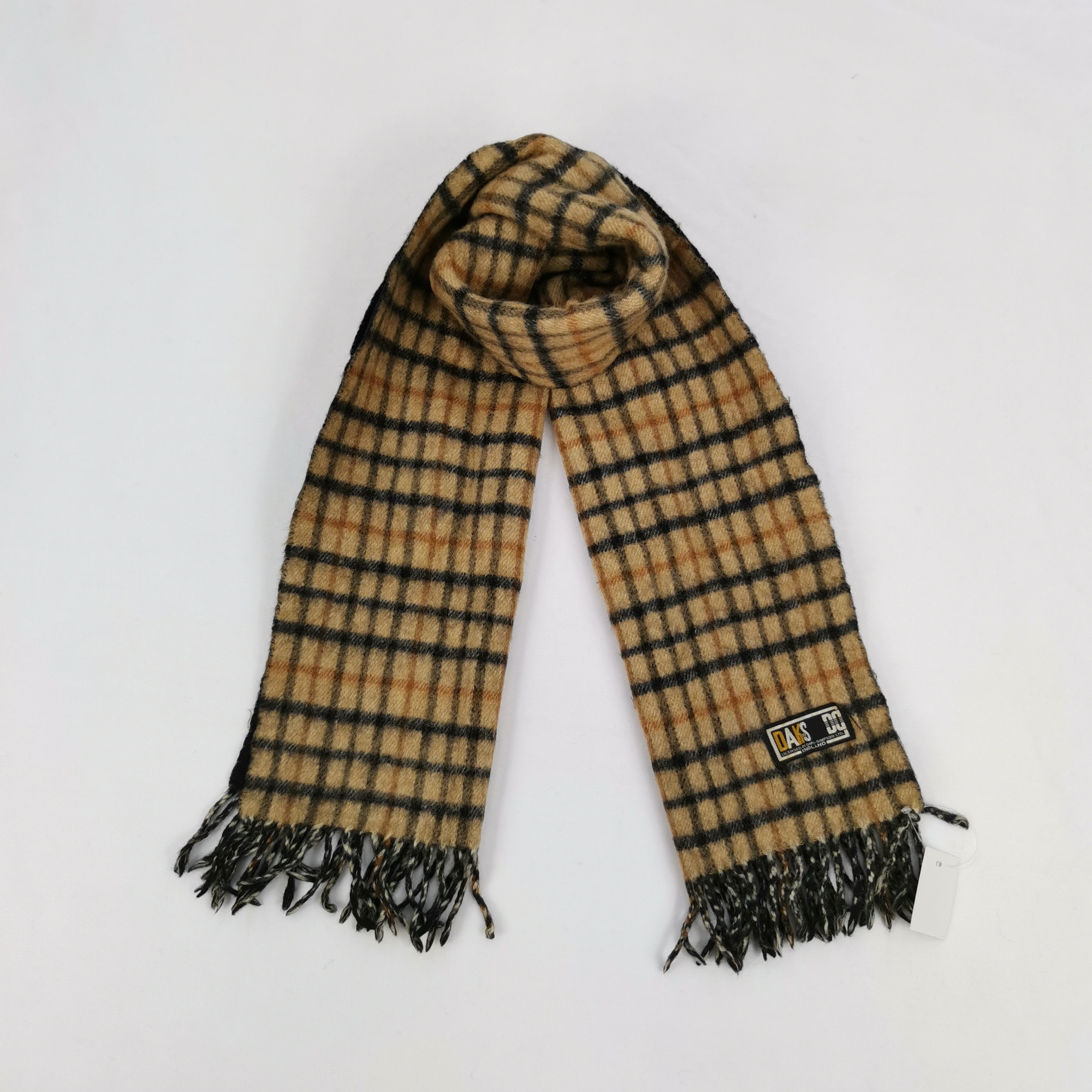 DAKS Vintage DAKS London Scarf Check Muffler Wool Scarves . Size ONE SIZE - 1 Thumbnail