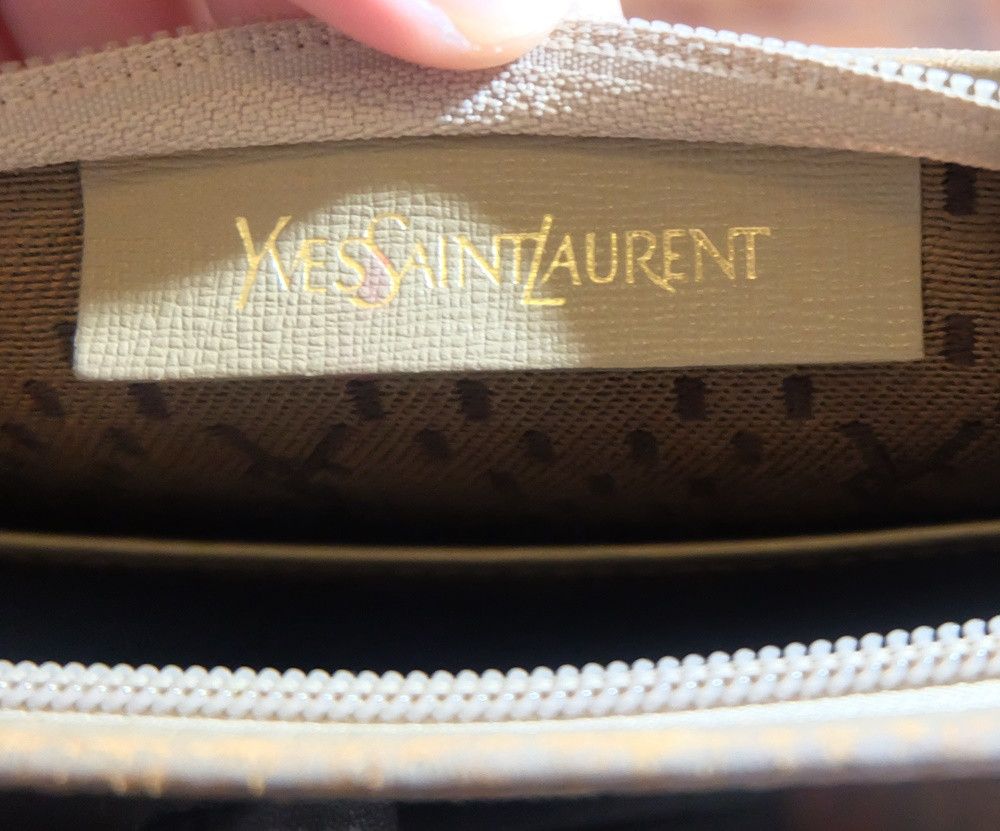 Yves Saint Laurent Vintage Yves Saint Laurent Leather & PVC Clutch Bag Size ONE SIZE - 8 Thumbnail