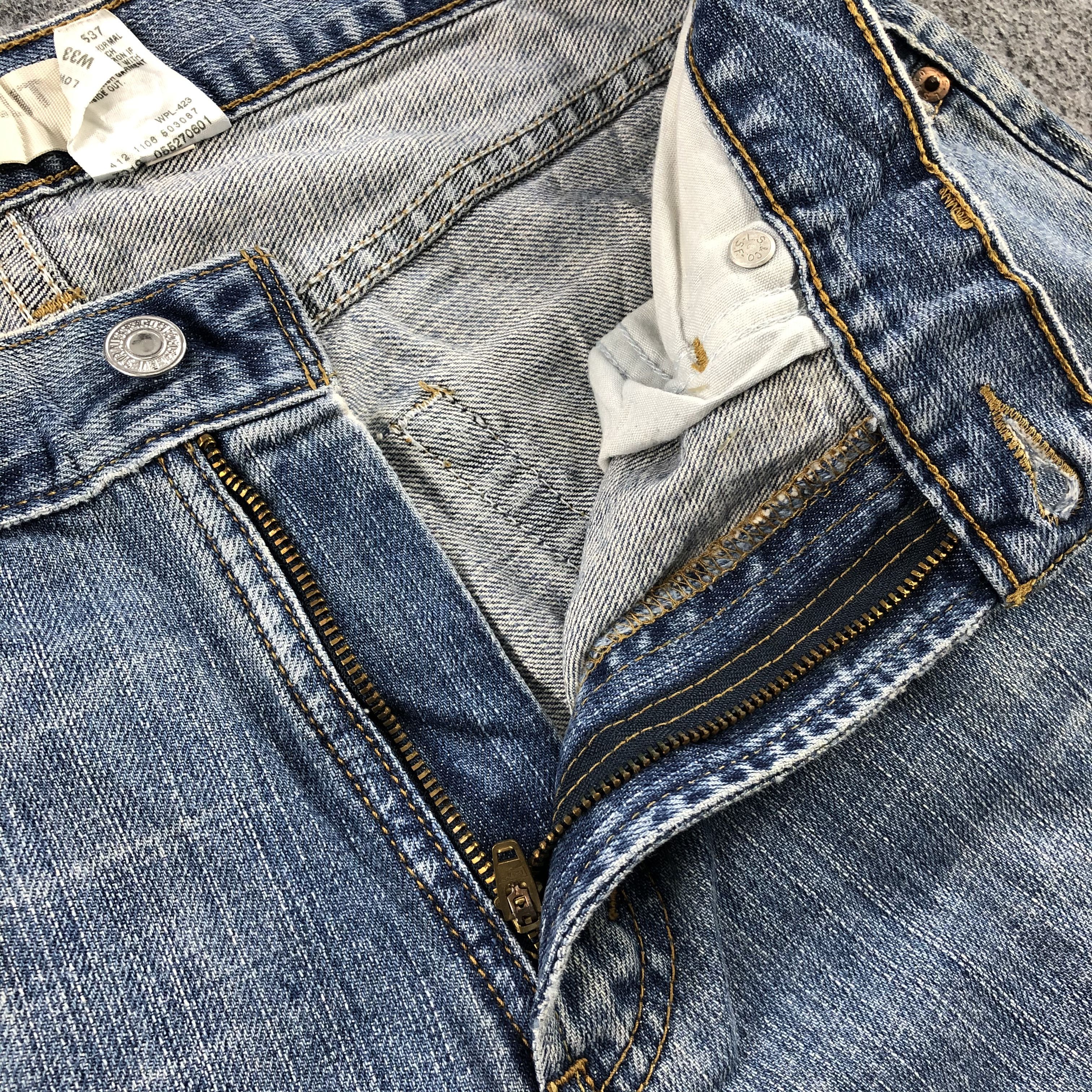 Levi's Vintage Blue Wash Levis 527 Flared Jeans-J2230 Size US 33 - 9 Thumbnail