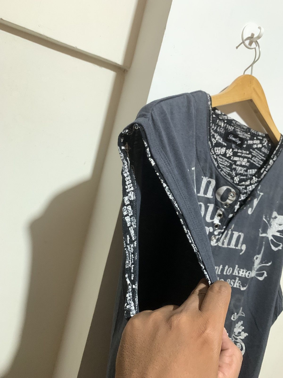 Hysteric Glamour × Mastermind Japan Japanese Time Step Undercover Style Double Layer Tank Top Size US XL / EU 56 / 4 - 3 Thumbnail