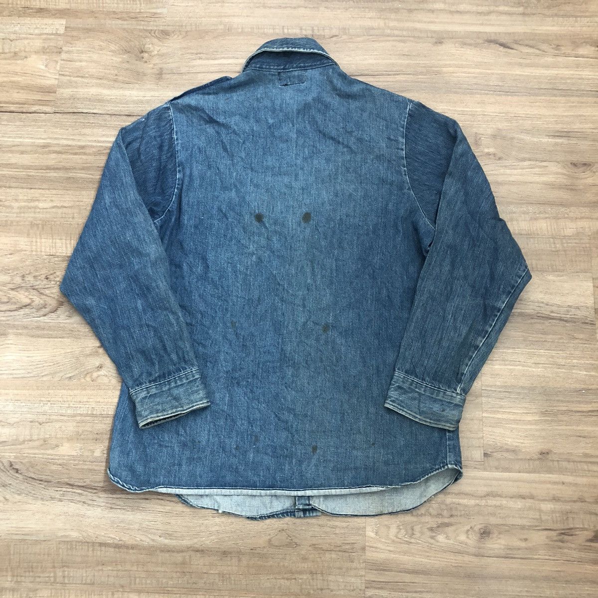 Levi's × Vintage Vintage 70’s Levi’s Button Front Denim Shirt Heavy Size US M / EU 48-50 / 2 - 4 Thumbnail