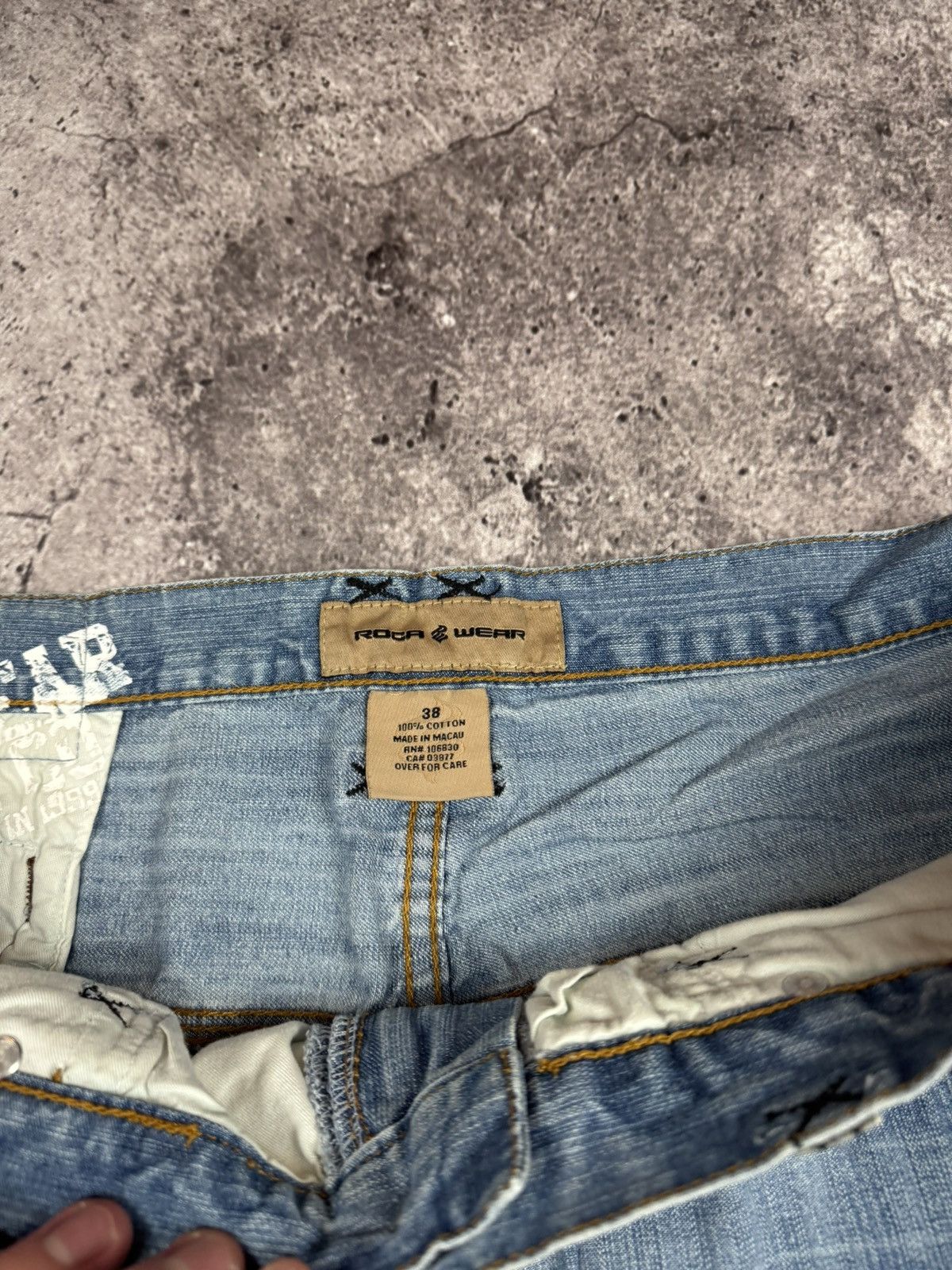 Rocawear Vintage Rocawear Y2K Distressed Baggy Jeans Skate Jnco Y2K Size US 38 / EU 54 - 12 Thumbnail
