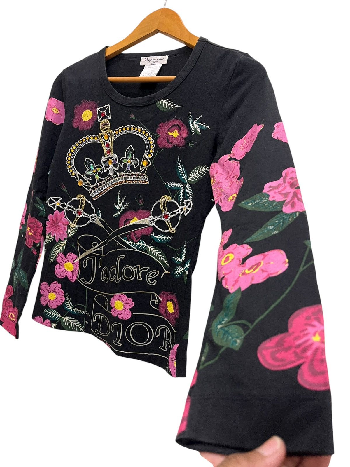 Christian Dior Monsieur Vintage Christian Dior Fullprint Shirt Size M / US 6-8 / IT 42-44 - 4 Thumbnail