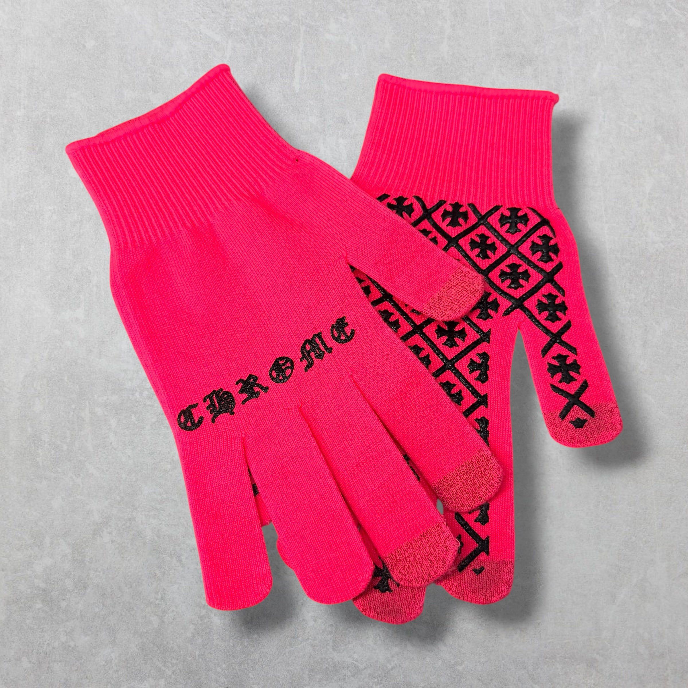 Chrome Hearts Chrome Hearts Pink Work Gloves Size ONE SIZE - 3 Thumbnail